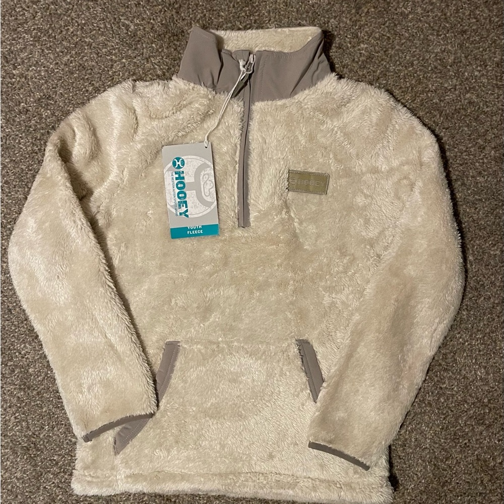 Hooey Cream Sherpa Pullover